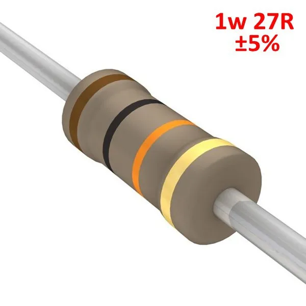 resistor 27r 1w