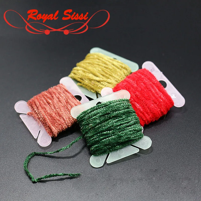 5 шт./набор синельная пряжа из искусственного шелка метров|chenille yarn|rayon chenille yarnfly tying