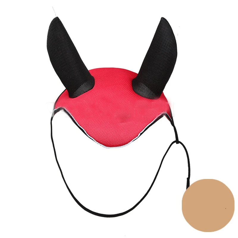 Horse Riding Breathable Meshed Horse Ear Cover Reflector Outdoor