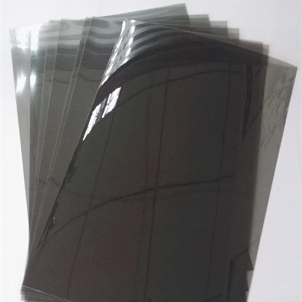 2 packs 30 20cm horizontal 0 degree linear polarizer film polarized polarizing filter sheet