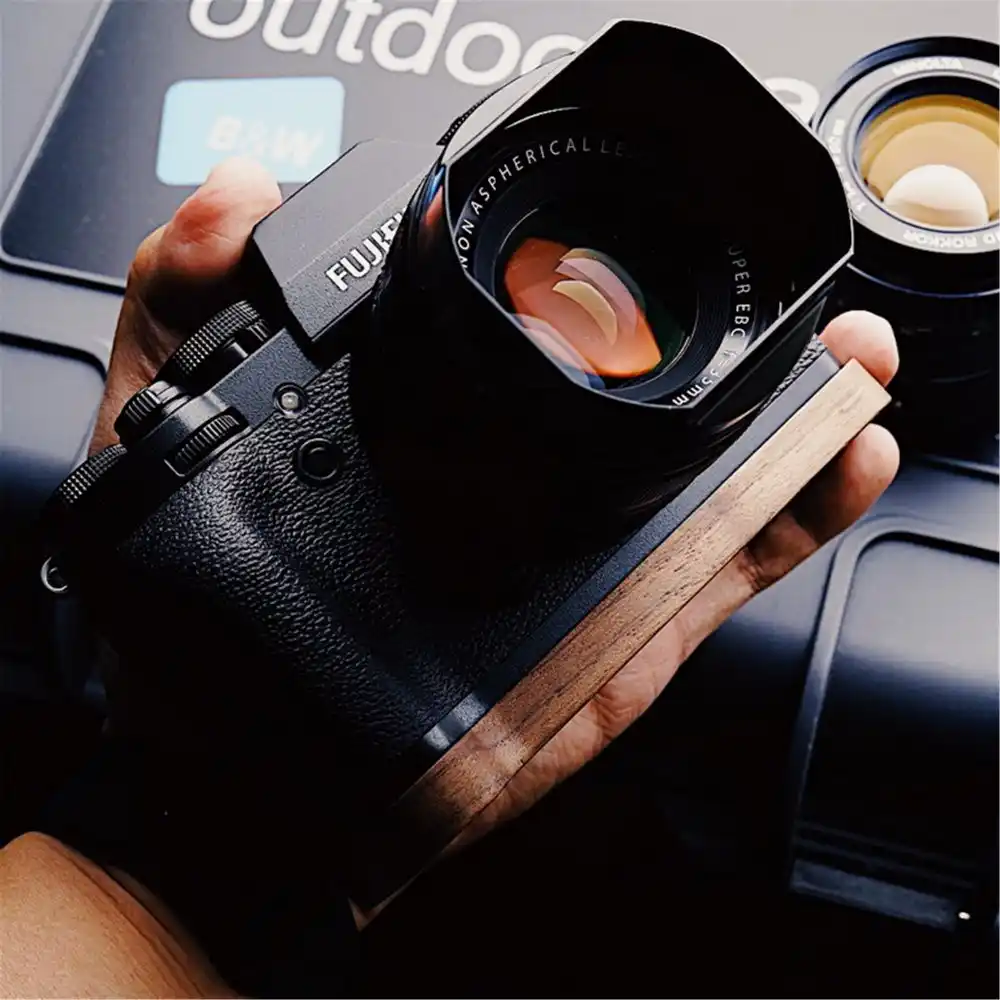 Bresson Hand Made Ebony Wood Wooden Hand Grip for Fuji Fujifilm XT3 X-T3