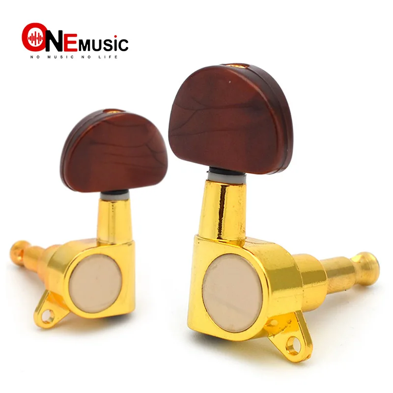 Gold Sealed Gear Left and right Electric Acoustic Guitar Tuning Pegs