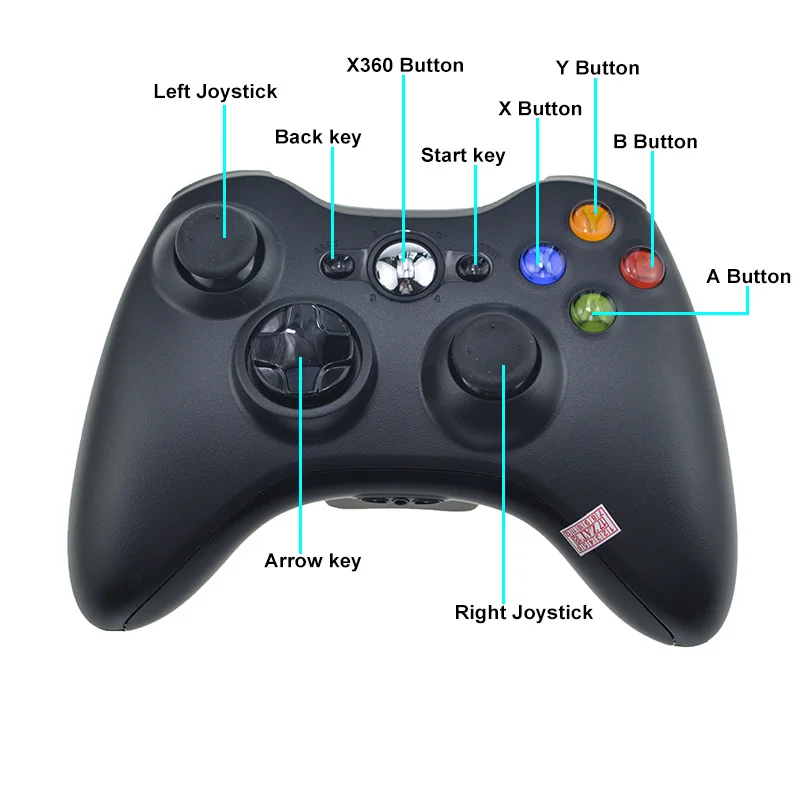 Wireless Bluetooth Controller For Xbox 360 Gamepad Joystick For X box 360 Jogos Controle Win7/8 Win10 PC Game Joypad For Xbox360