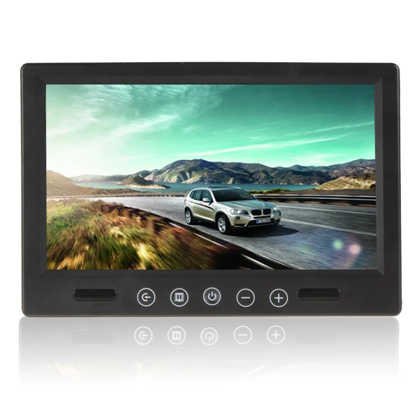 

Brand New Super 9 Inch Remote Control TFT LCD Car Monitor Color Screen Car Rear View Monitor With 2 Video Input