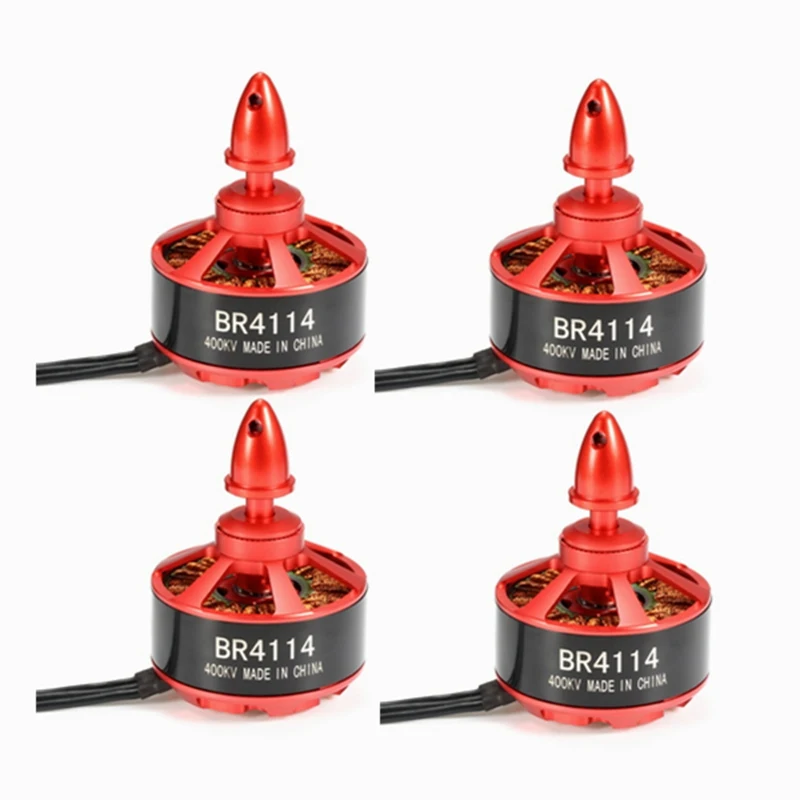 

High Quality 4pcs/lot Racerstar Racing Edition 4114 BR4114 400KV 4-8S Brushless Motor For 600 650 700 800 RC Frame Kit