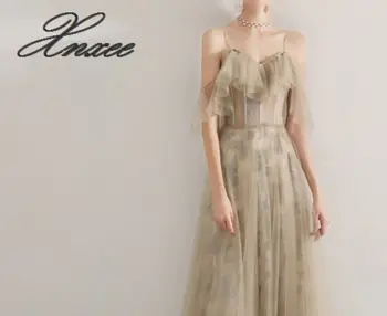 

2020 summer new dress sling banquet elegant