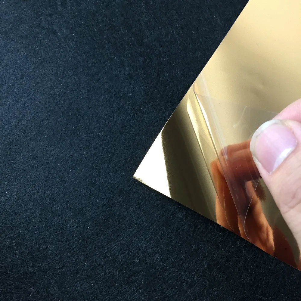 Free Shipping 50cmx100cm Heat Transfer Vinyl Film PET Metal light Mirror Finish for Textile T-shirrt Print Iron ON Press Cutting |