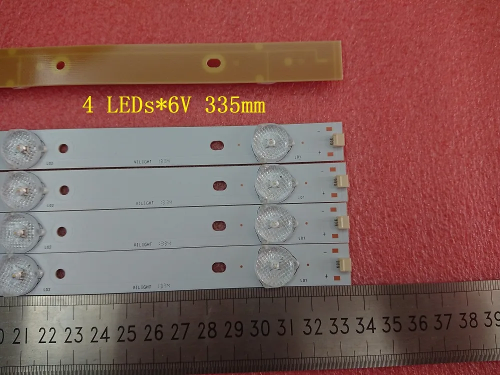 Beented 4 шт.* 4 светодиодный s* 6 в 335 мм* 16 мм светодиодный RF-AJ365B32-0401S с подсветкой для 32 дюймов 40 дюймов 42 дюймов ТВ