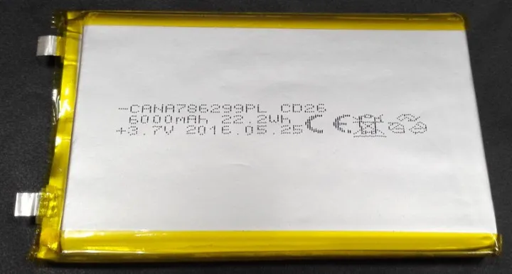 

New 3.7V6000MAH polymer lithium battery charging core, charging treasure digital light monitoring outdoor Rechargeable Li-ion Ce