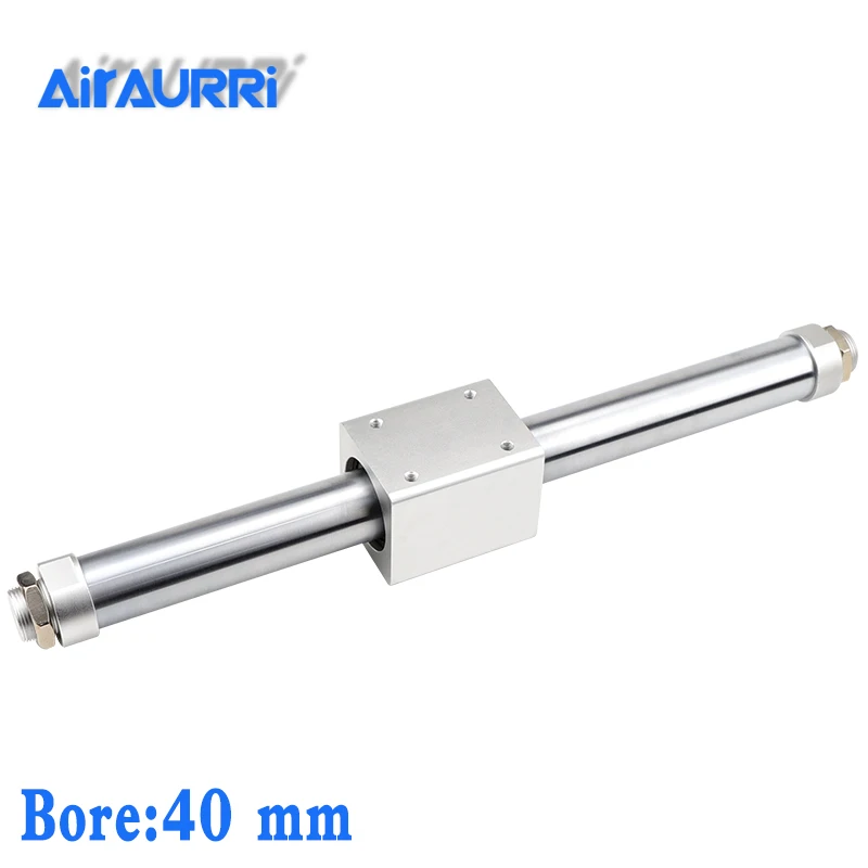 

CY1B40-400 SMC type Magnetically Coupled Rodless Cylinder/ Basic bore 40mm stroke 400mm aluminum alloy pneumatic air cylinder