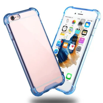 

100pcs Air Cushion Clear Shockproof Case For iPhone 11 Pro Max XS XR X 8 7 6 6S Plus TPU Edge Hard Acrylic Back Protection Cover