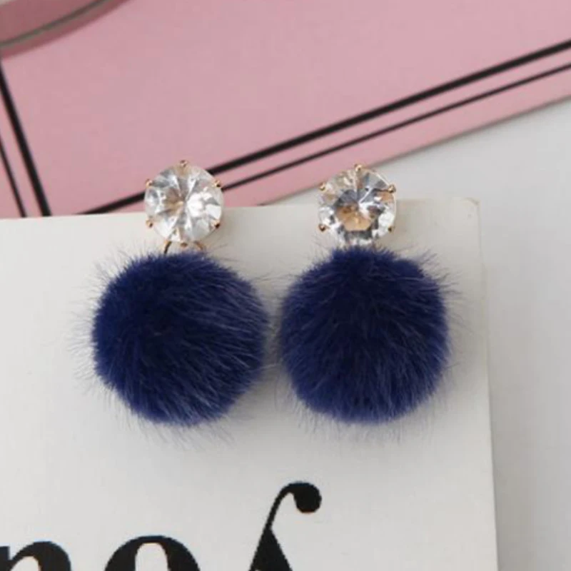 Fashion Temperament Short Paragraph Drop Earrings For Women Personalized Wild Ball Female Models Earrings FSPES390