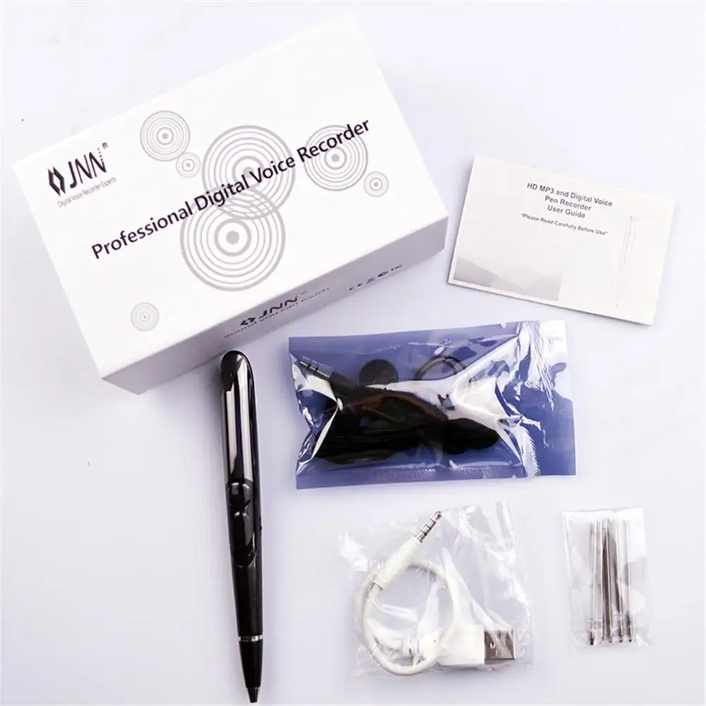 JNN Q9 8GB LED Display Digital Recorder Pen Hidden Digital Audio Sound Voice Recorder Recording Pen Professional Dictaphone