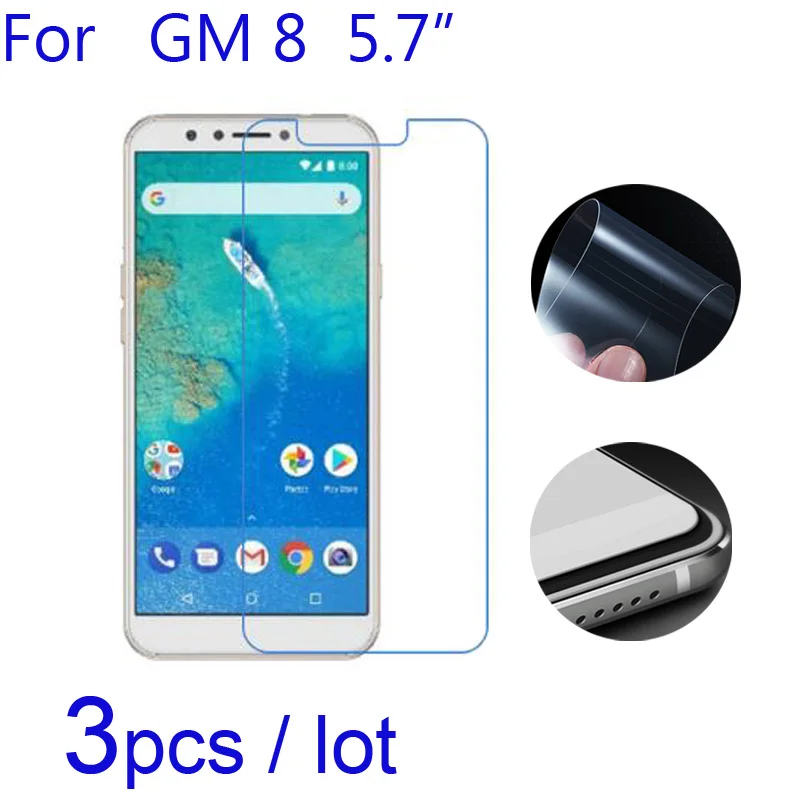 

for General Mobile GM8 GM 8 Android One LCD Screen Protectors,3pcs/lot Soft HD-Clear/Matte/Nano Explosion-Proof Protective Films