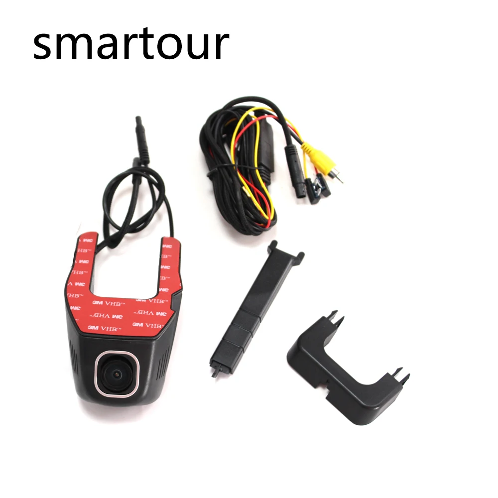 Smartour 4K WiFi Автомобильный видеорегистратор Камера NTK 96660 2160P Dashcam видео рекордер регистратор ночная версия монитор парковки