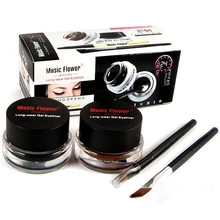 2015 Профессиональный Черный Водонепроницаемый Косметика Eye Liner Гель Подводка Для Глаз Ручки Набор Инструментов 51NA smt 101