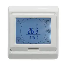 AC220V 16A сенсорный экран программируемый термостат, подогрев пола термостат с внешним NTC термистор датчик