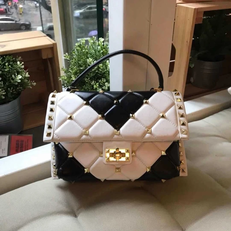Mouton Sac Mode 4 3 Luxe Sacs Femmes Neuf Printemps En Dames 2 1 Rivet Peau Cuir Épaule Réel De Été À Bandoulière Petit 5 100 Flambant Main 5twt40