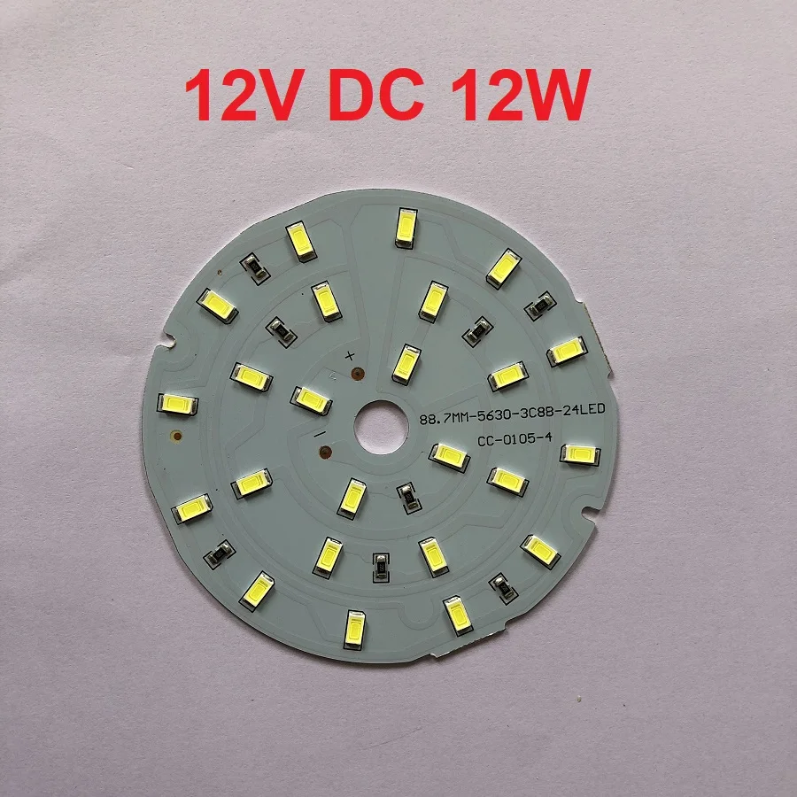 10 шт. DC 12 В чипы SMD5730 PCB холодный белый Алюминиевая СВЕТОДИОДНАЯ лампа источник плата освещения замена глобус/лампа аксессуары 3 Вт/5 Вт/45 Вт