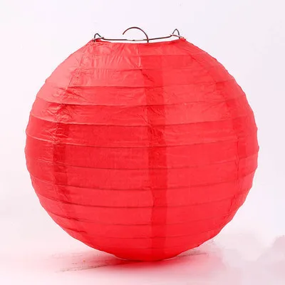 Цветные китайские бумажные фонари для Свадебная вечеринка праздничные украшения бумажный шар
