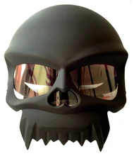 DOT Approved Masei Skull Motorcycle Half Face font b Helmet b font Vintager Retro font b