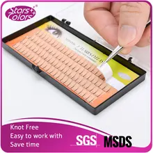 20 лотков 3 осветительные ресницы 4 линии без узелков натуральные накладные локоны C ресницы макияж инструменты легко работать с