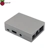 Carcasa de aluminio Raspberry Pi 3 Modelo B Plus RPI 3 Modelo B + carcasa metálica de plata Compatible con Raspberry Pi 3 Modelo B + ► Foto 1/3