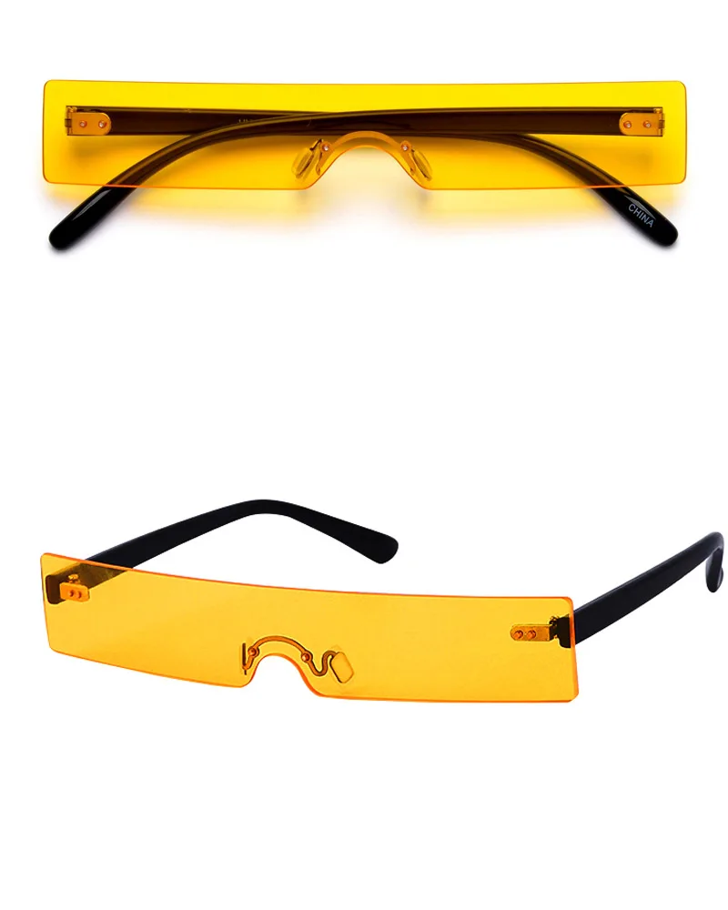 Модные прямоугольные солнцезащитные очки для женщин и мужчин, брендовые дизайнерские красные, черные прозрачные линзы, маленькие солнцезащитные очки, модные зеркальные очки