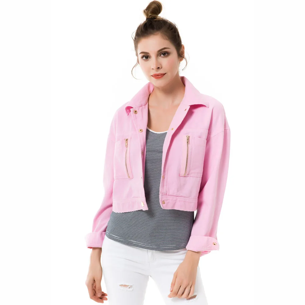 ladies short pink jackets