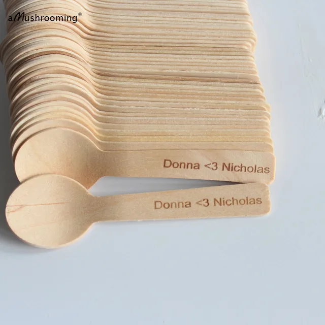 100 Custom Mini Manjar Spoon Jam Spoons Engrave Personalize 100 Custom Mini Manjar Spoon Jam Spoons Engrave Personalize