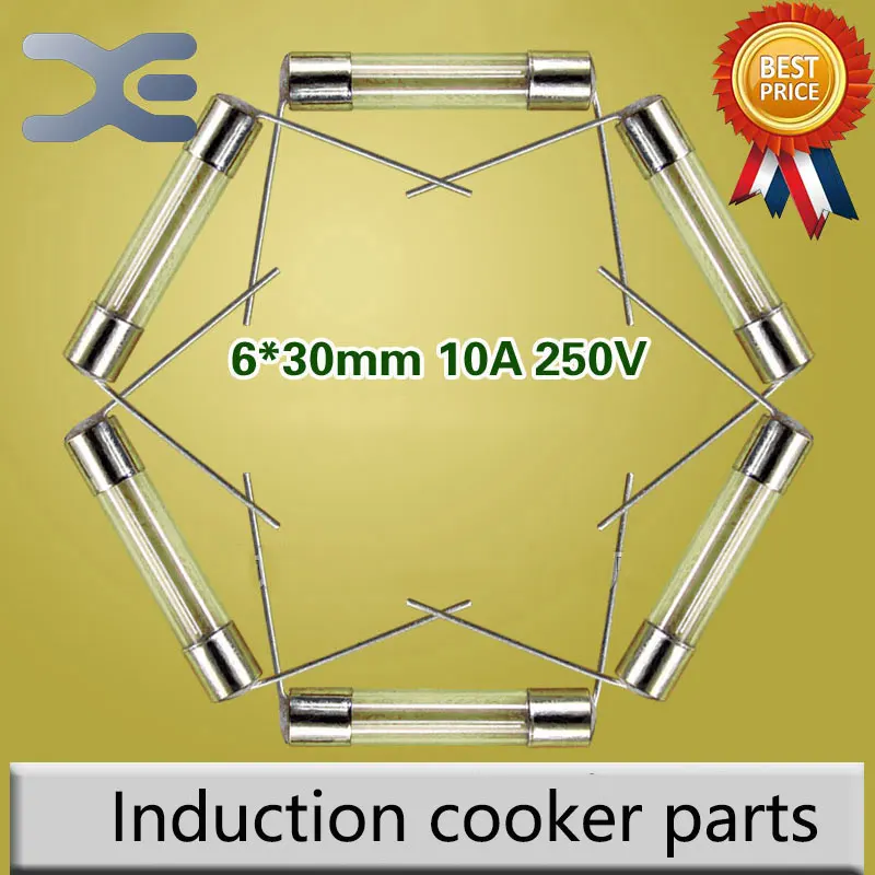 

3 Models 5Pcs High Quality 6*30mm 10A 12A 15A 250V Induction Cooker Parts Fuse