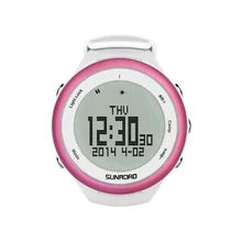 SUNROAD мужские спортивные цифровые часы-шагомер барометр альтиметр компас часы водонепроницаемые Смарт наручные часы мужские(фиолетовый