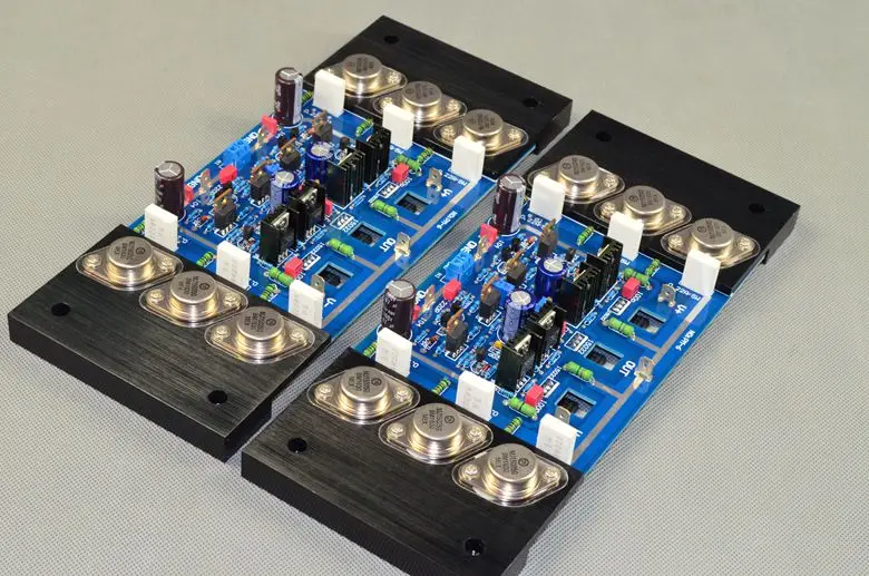 LM334 ON15024 15025 MJE15032 15033 KSA100 PM-6 2,0 каналов 300 Вт Высокая мощность золото печать HiFi усилитель плата Регулируемый класс А