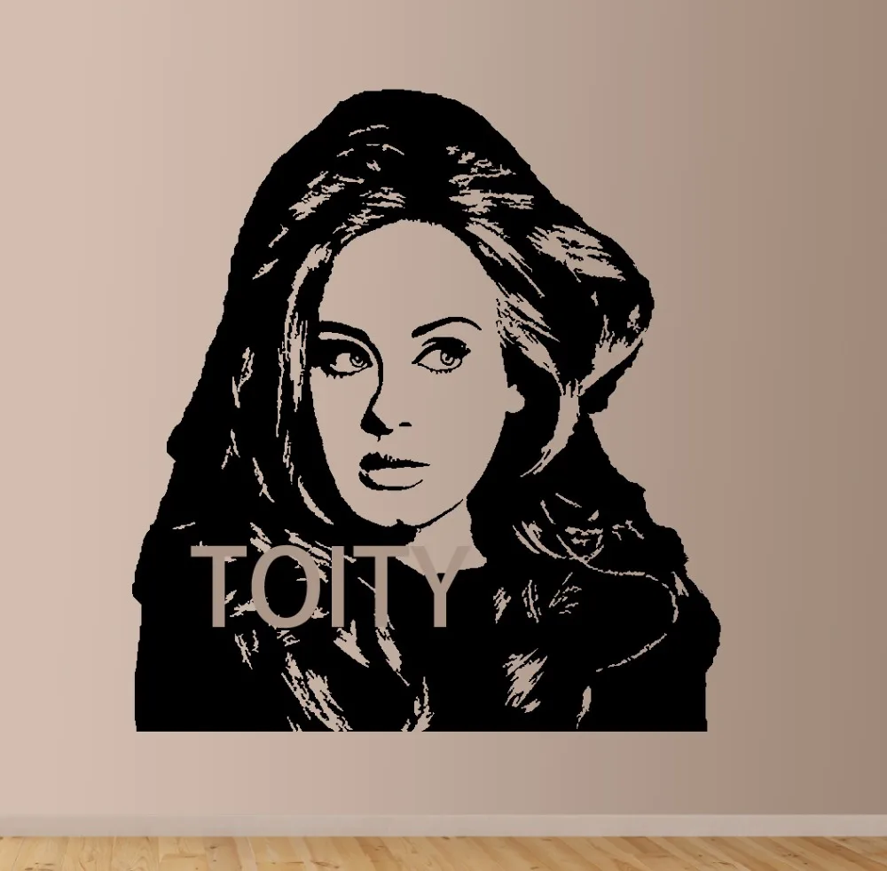 Buy Adele Wall Stickers Poster English Singer