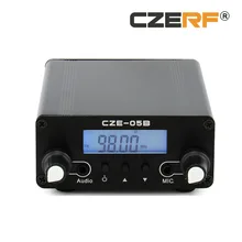 CZE-05B 0,5 Вт Малый аудиоусилитель fm-передатчик 76~ 108 МГц Регулируемый черный цвет