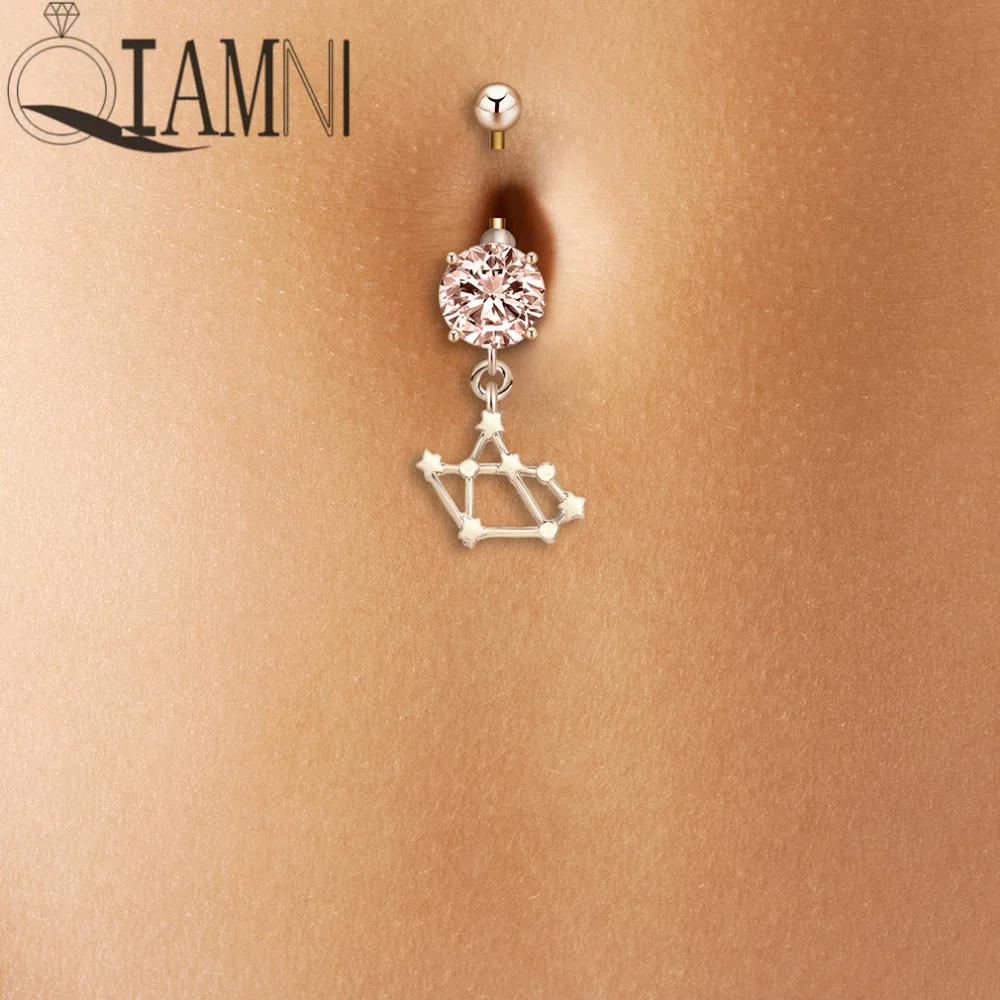 QIAMNI Sagittarius Zodiac Sign Astrology Constellation Dangle Piercing
