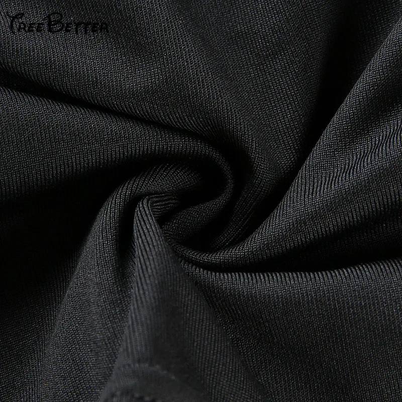Сплошной черный выдалбливают вырез нерегулярные без рукавов спинки укороченный топ пуловер женский сексуальный клуб уличная одежда