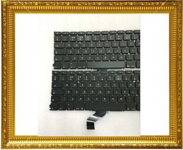 Совершенно новая клавиатура A1425 для ноутбука Macbook Pro Retina UK MD212 MD212LL/A | Компьютеры и