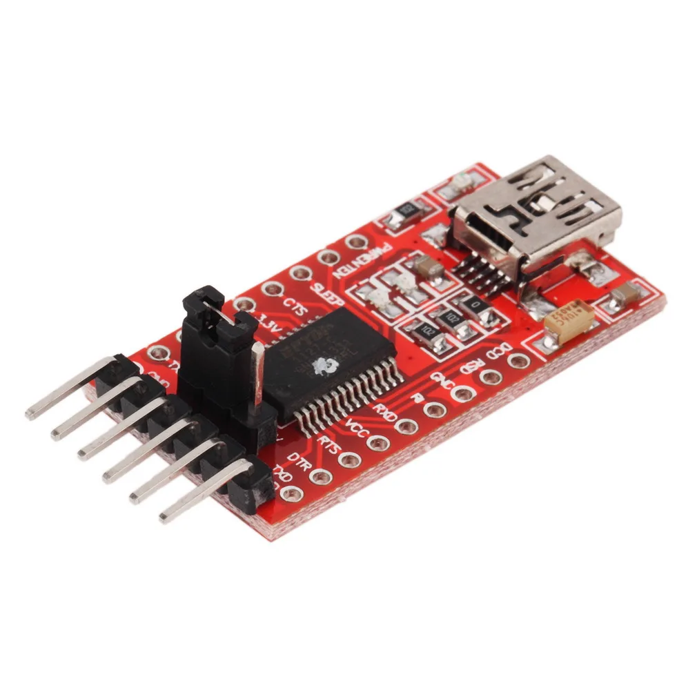 Последовательный преобразователь FTDI FT232RL USB в TTL 1 шт. модуль адаптера 5 В и 3 для
