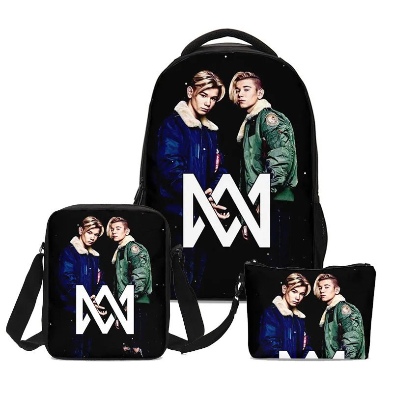 Дизайнерские школьные сумки для девочек Marcus And Martinus 3 шт. в комплекте чехол