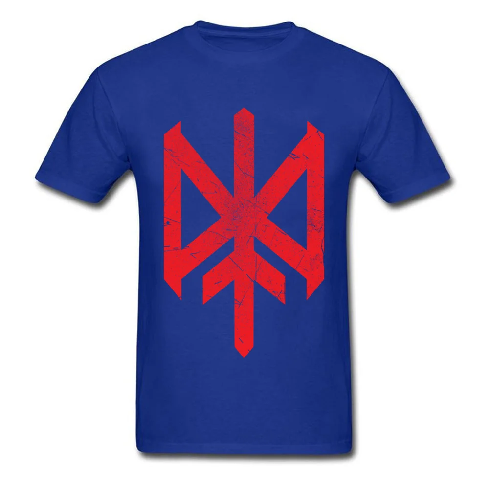 Fitness Tight Riotic Red Geometrical Symbol Men T-Shirt Graphic VALENTINE DAY Short Sleeve Round Collar Cotton Tops Tees T Shirt Riotic Red Geometrical Symbol blue