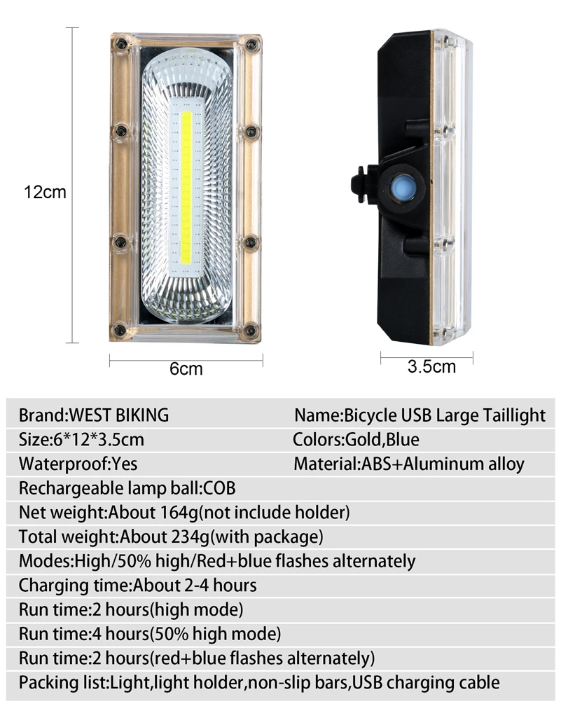 Discount WEST BIKING Super Bright Bike Light 3 Modes USB Charging Warning Taillight Cycling Flashlight Rear Lamp Rainproof Bicycle Lights 3 Discount WEST BIKING Super Bright Bike Light 3 Modes USB Charging Warning Taillight Cycling Flashlight Rear Lamp Rainproof Bicycle Lights 3