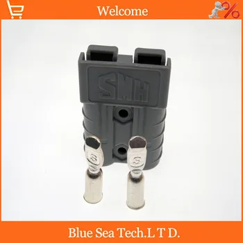 

Grey,Original SMH SY50A 600V Charging battery plug with Pin,50A UPS power connector for Forklift,electrocar etc.CSA,ROHS