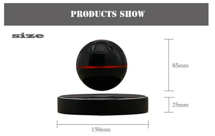 MOXO X - 1 Magnetic Levitation Bluetooth 4.1 Wireless Speaker Subwoofer Re-Chargeable Portable Sound Box