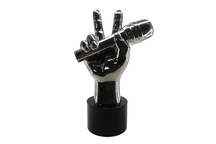 2016 The Voice Trophy, Metal voice awards trophy, the voice music award