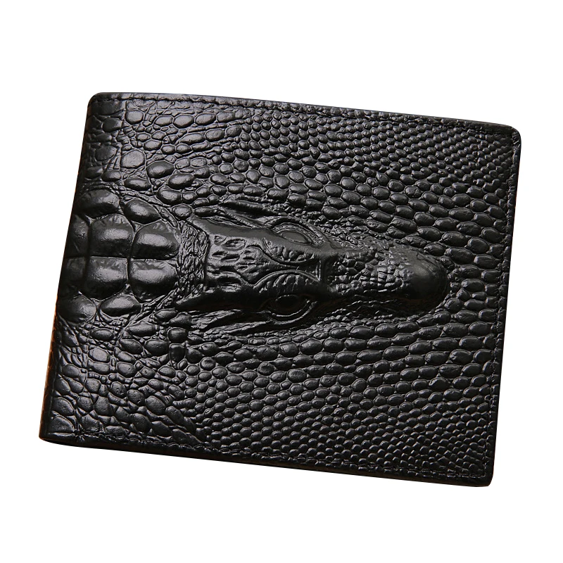 

TEXU slim wallet man crocodile faxu leather purse hidden pocket wallet purse men wallet billeteras masculinas