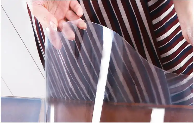 Beibehang ПВХ мягкое стекло водонепроницаемый теплопроводность пластиковые скатерти кофе коврики Прозрачный матовый ПВХ лист коврик