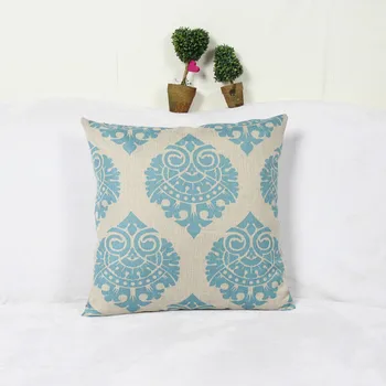 

MYJ print dining chair cushion 45x45cm car seat cushions Home decorative pillow for sofa Cojin blue Geometric Pattern
