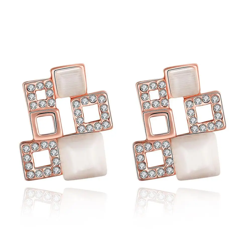 

E059 Wholesale Nickle Free Antiallergic Real Earrings For Women New Fashion Jewelry