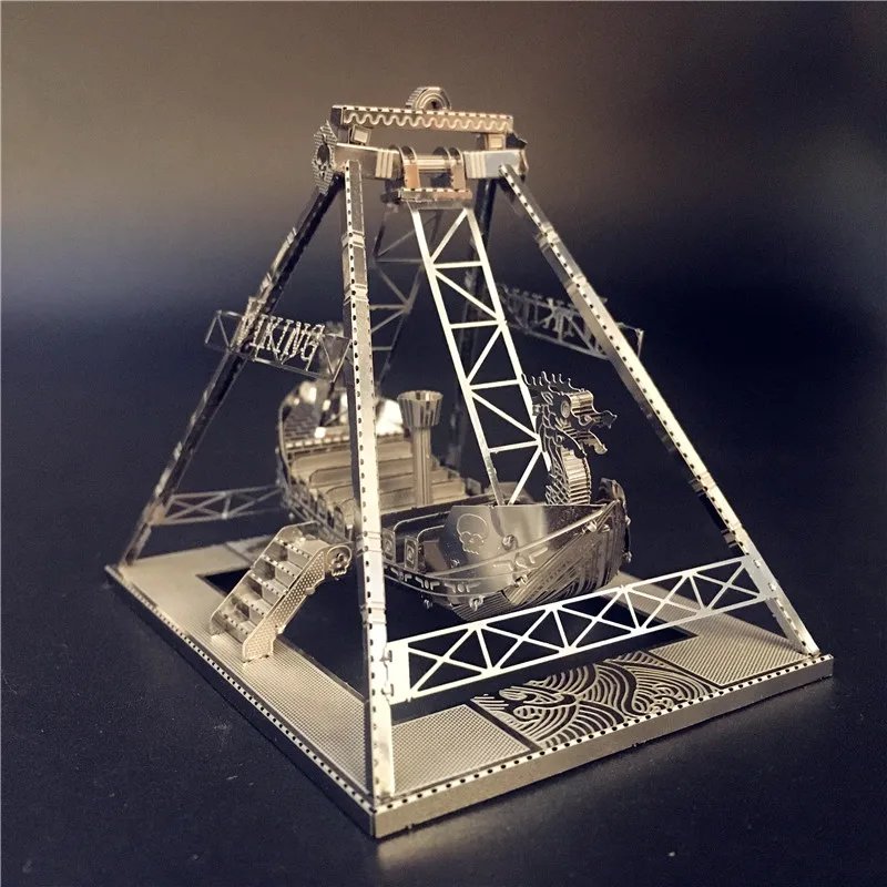 3D металлическая модель набор корабль Викинг Сборная модель DIY 3D лазерная резка модель головоломка игрушки для взрослых оригинальность